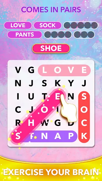 Word Heaps Search - Word Games (Ворд Хипс Срч)  [МОД Menu] Screenshot 4