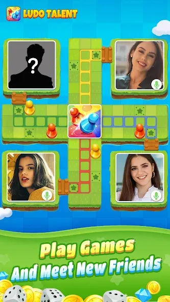 Ludo Talent - Game & Chatroom (Лудо Талент)  [МОД Меню] Screenshot 5