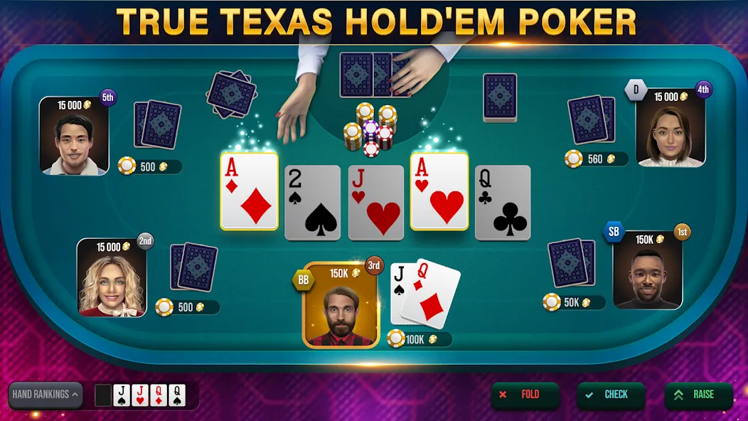 Poker Tour: Texas Holdem World (Покер Тур)  [МОД Mega Pack] Screenshot 1