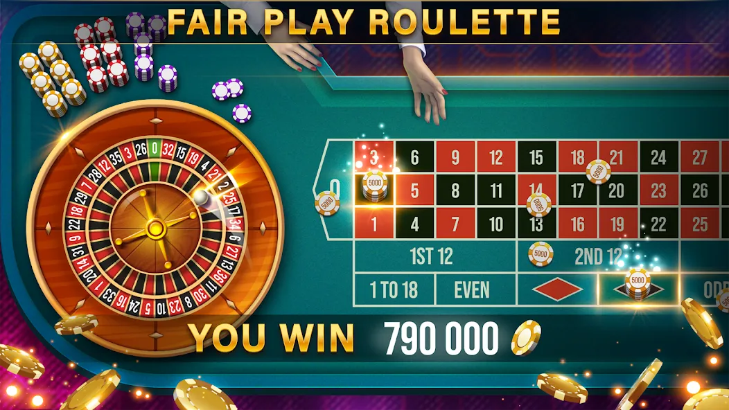 Roulette All Star: Casino Game (Рулетка Олл Стар)  [МОД Много монет] Screenshot 1