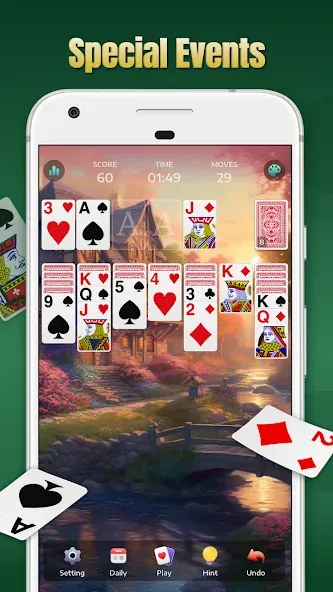 Solitaire - Classic Card Games  [МОД Все открыто] Screenshot 3