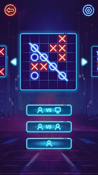 OX Game - XOXO · Tic Tac Toe  [МОД Menu] Screenshot 2