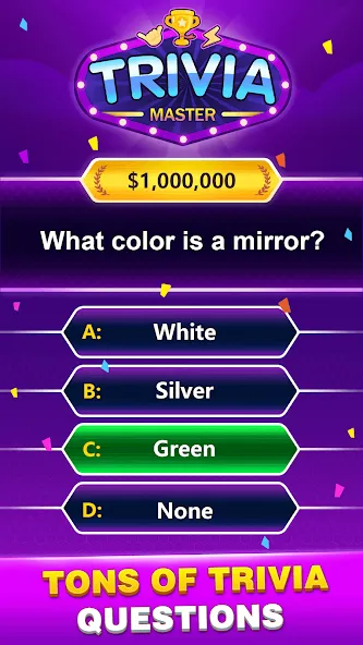 Trivia Master - Word Quiz Game (ТРИВИЯ Мастер)  [МОД Много денег] Screenshot 4