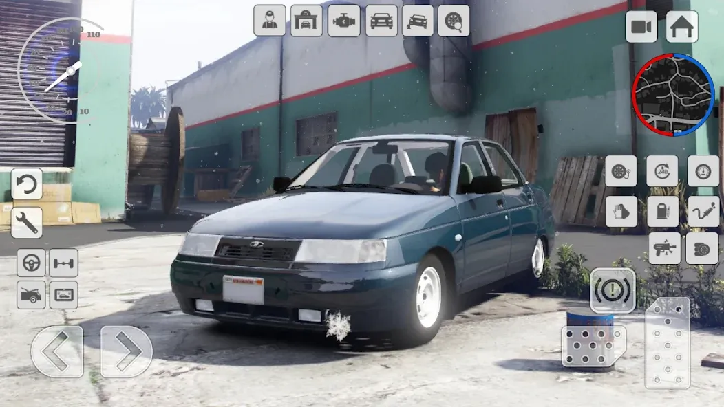 Drift 2110: Russian Tuning VAZ  [МОД Все открыто] Screenshot 4