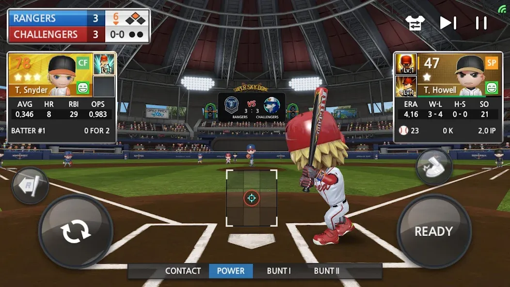 BASEBALL 9 (БЕЙСБОЛ 9)  [МОД Бесконечные монеты] Screenshot 1