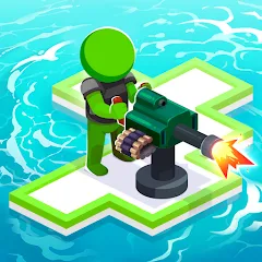 Скачать взлом War of Rafts: Crazy Sea Battle (Война плотов)  [МОД Много денег] - последняя версия apk на Андроид