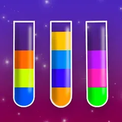 Скачать взломанную Water Sort Puzzle Color Game  [МОД Unlimited Money] - последняя версия apk на Андроид