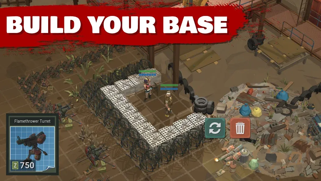 Overrun: Zombie Tower Defense (Оверран)  [МОД Меню] Screenshot 3