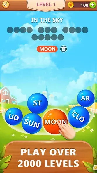 Word Bubble Puzzle - Word Game  [МОД Unlocked] Screenshot 1