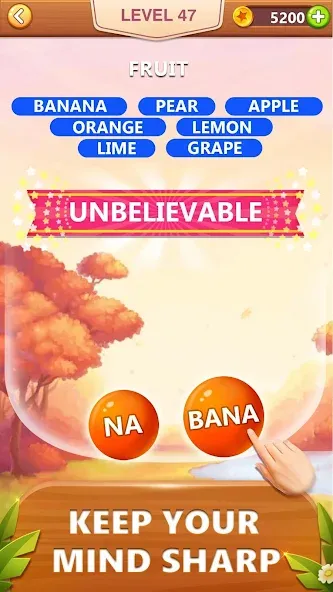 Word Bubble Puzzle - Word Game  [МОД Unlocked] Screenshot 3